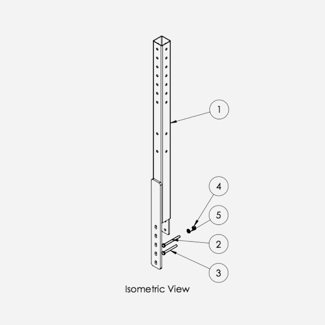 Upright Extension 1100mm