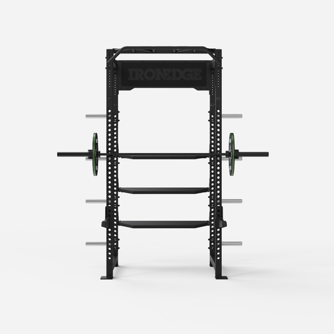 Iron Cage Half Rack with Shelving