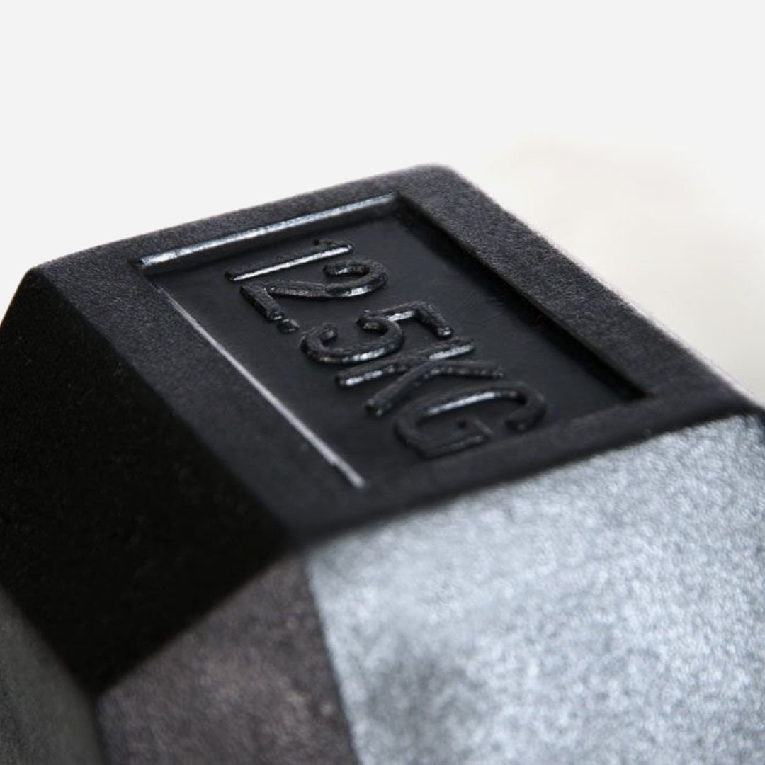 IE Hex Head Dumbbell Set 25-50kg (Pairs) with Rack
