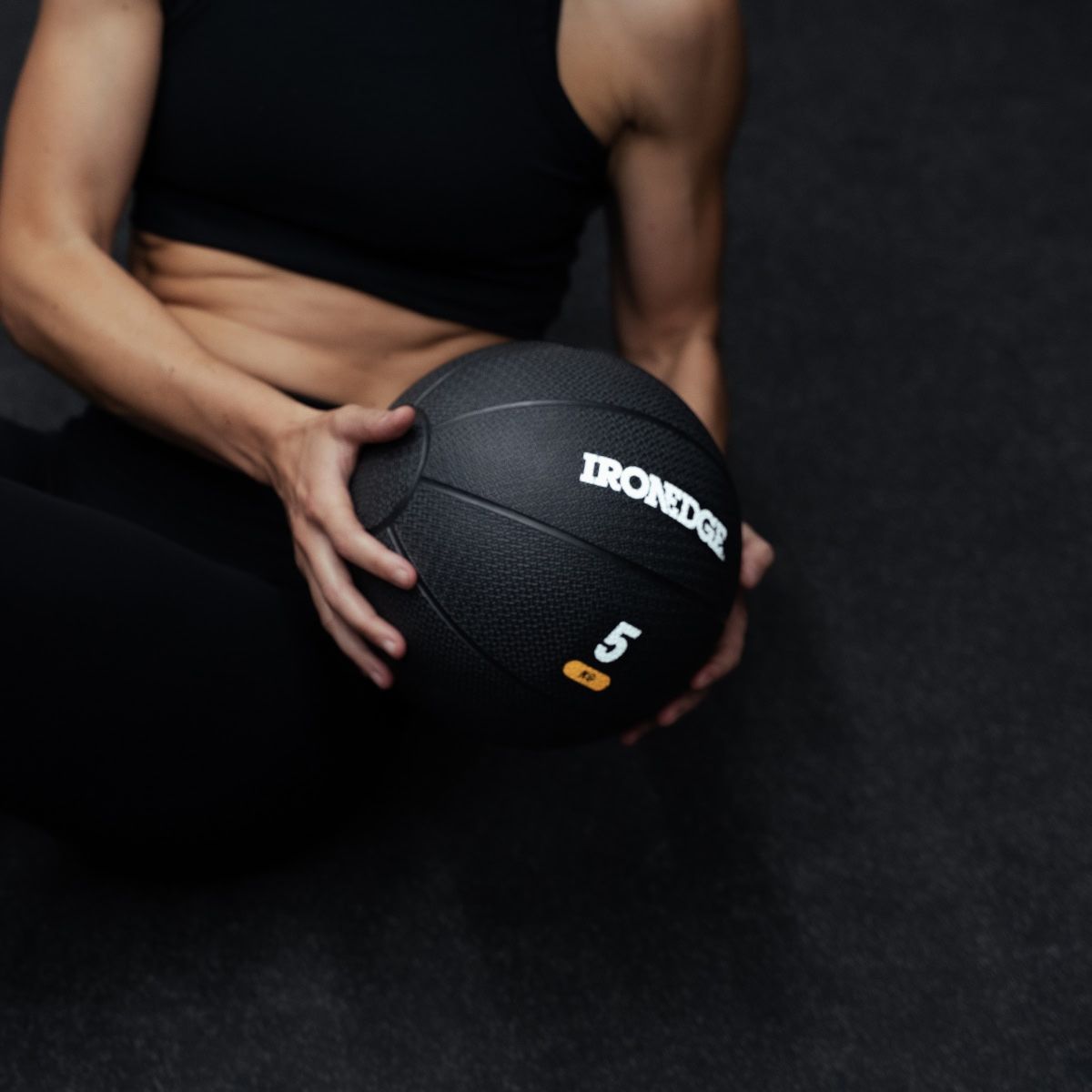 5kg Medicine Ball - Black