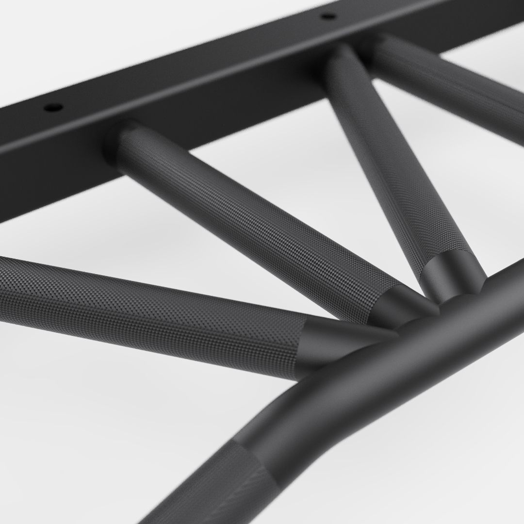 CSTM Multi-Grip Pullup Bar - Knurled - MFAC