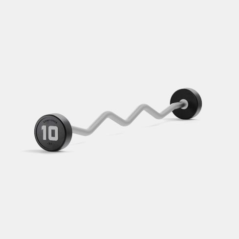 Fixed Ez Barbell set (10-40kg) & Rack