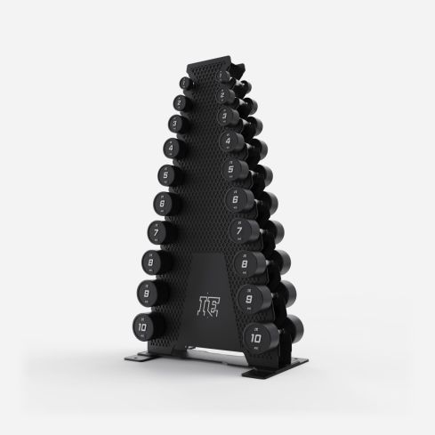 1kg-10kg Elite Dumbbell Set with Rack