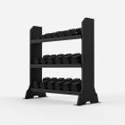 IE Hex Head Dumbbell Set 25-50kg (Pairs) with Rack