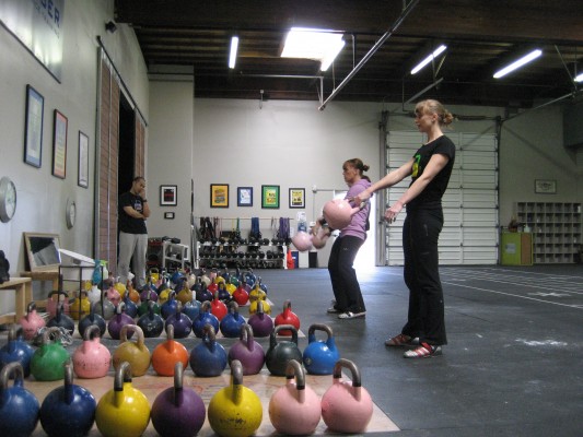 Kettlebell one arm swings