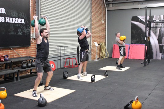 Kettlebell jerk