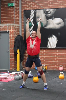 Ivan Denisov overhead lockout