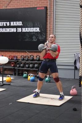Ivan Denisov kettlebell rack position