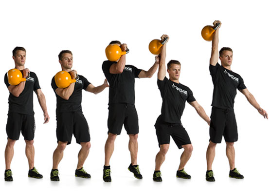 The kettlebell jerk