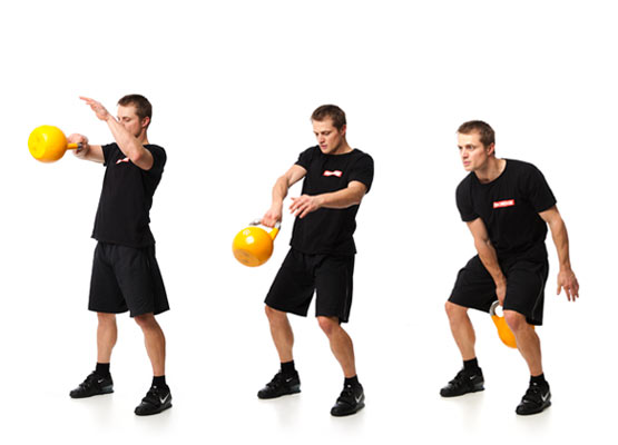 The kettlebell sport swing