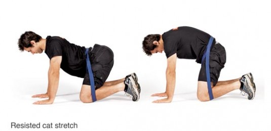 Power Band back stretch