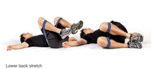 Power Band lower back and hip mobility