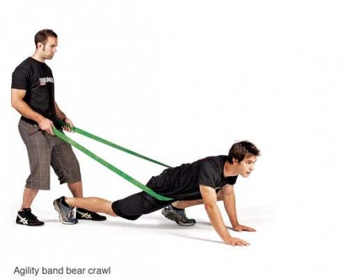 Agility Band bear crawl