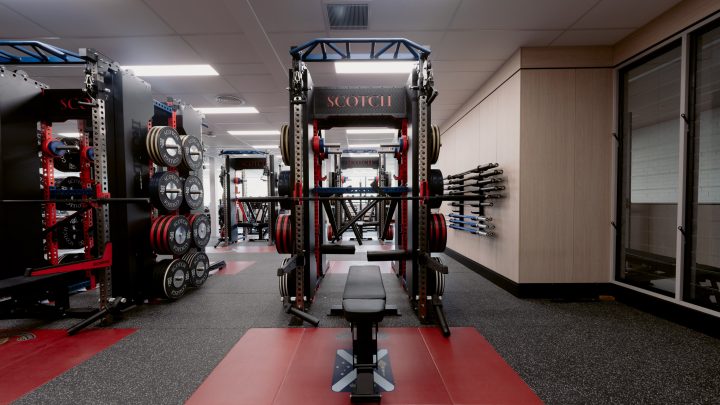 Gym fitout at Scotch College
